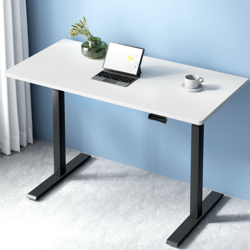 Artiss Standing Desk Electric Height Adjustable Sit Stand Desks Black White