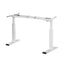 Artiss Standing Desk Sit Stand Motorised Adjustable Frame Only White Dual Motor