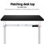 Artiss Standing Desk Sit Stand Motorised Adjustable Frame Only White Dual Motor