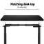 Artiss Standing Desk Frame Only Dual Motor Motorised Adjustable 125KG Load Black
