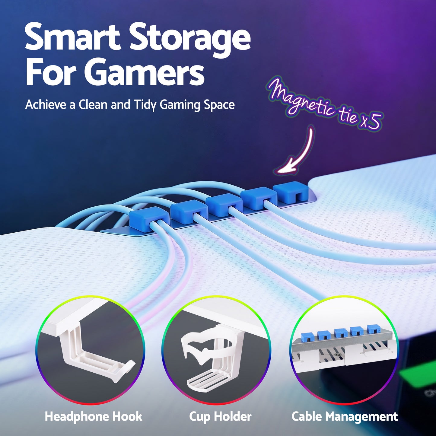 Artiss Electric Standing Desk Height Adjustable Gaming Desk Home Office 140cm