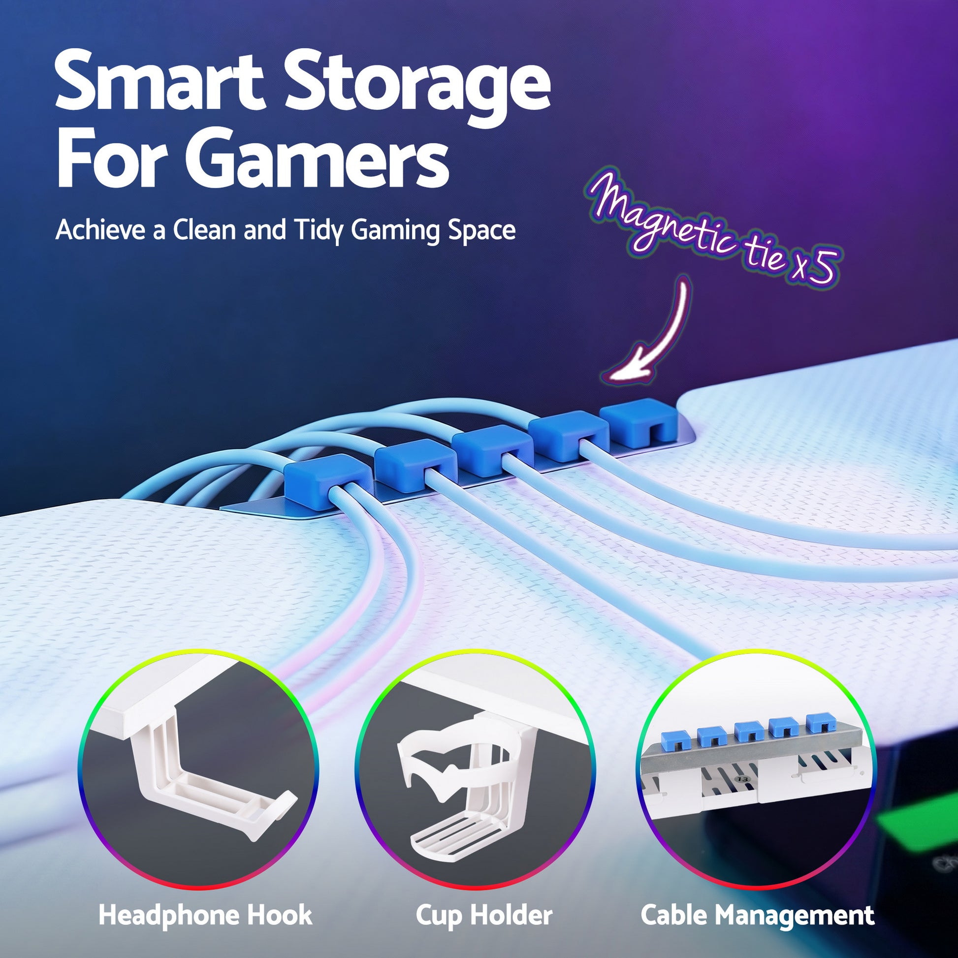 Artiss Electric Standing Desk Height Adjustable Gaming Desk Home Office 140cm