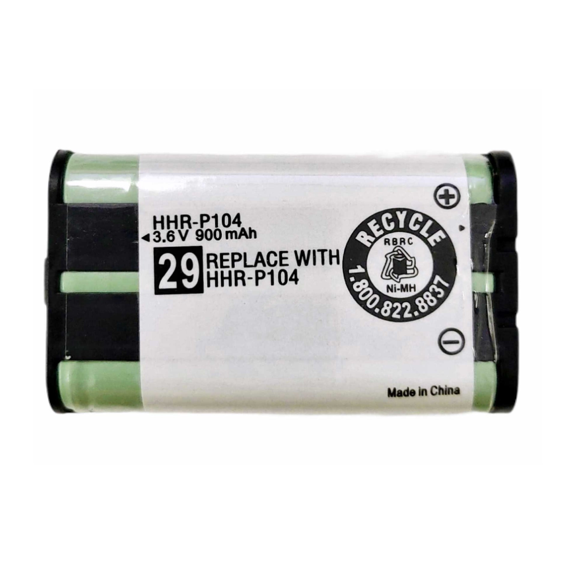 HHR P104 Cordless Phone Battery 3.6V - HHRP104 For Panasonic And More Devices