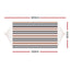 Gardeon Hammock Bed Outdoor Camping Hammocks Beige Grey