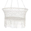 Gardeon Hammock Chair Cotton Swing Chair Outdoor Indoor Cream