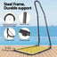 Gardeon Hammock Chair Stand Heavy Duty Steel Frame Black