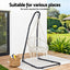 Gardeon Hammock Hanging Chair with Steel Stand