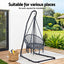 Gardeon Hammock Hanging Chair with Steel Stand
