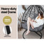 Gardeon Outdoor Hanging Swing Chair - Black