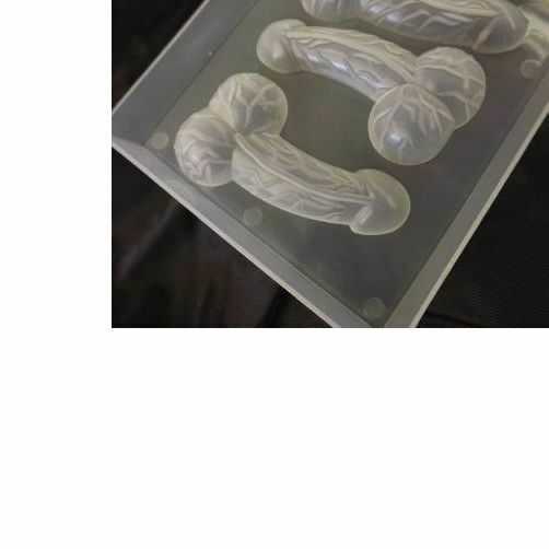 Hens Ice Tray 5 Pc Penis Willy Chocolate Plastic Mould Night Dicky Drink Drinks