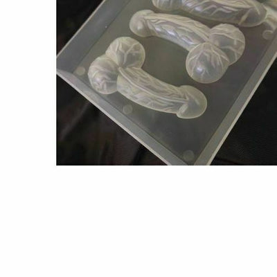 Hens Ice Tray 5 Pc Penis Willy Chocolate Plastic Mould Night Dicky Drink Drinks