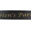 Hens Night Party Bridal Sash Black/Gold - Hen's Party