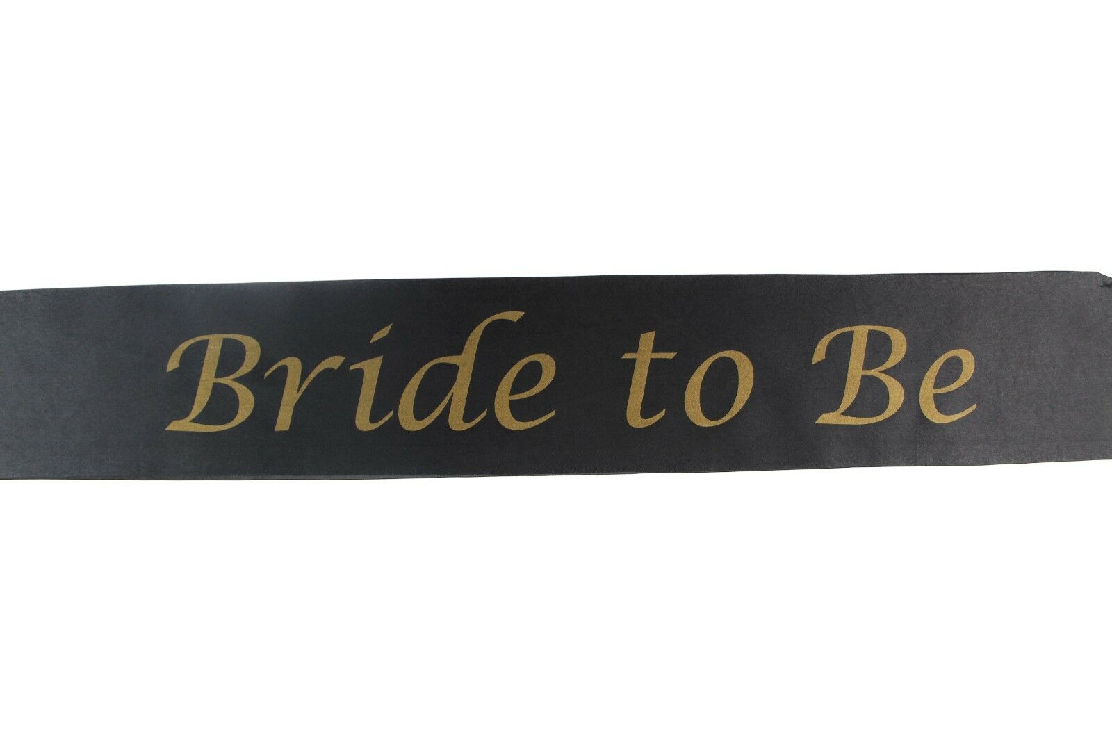 Hens Night Party Bridal Sash Black/Gold - Hen's Party