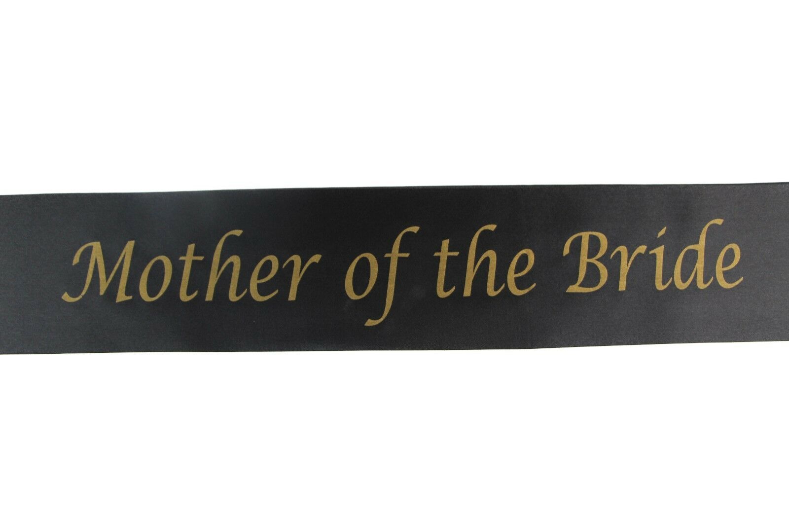 Hens Night Party Bridal Sash Black/Gold - Hen's Party