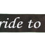 Hens Night Party Bridal Sash Black/White - Bride To Be