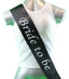 Hens Night Party Bridal Sash Black/White - Bride To Be