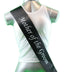 Hens Night Party Bridal Sash Black/White - Mother Of The Groom