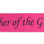 Hens Night Party Bridal Sash Hot Pink/Black - Mother Of The Groom