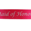 Hens Night Party Bridal Sash Hot Pink/Silver - Maid Of Honour