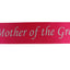 Hens Night Party Bridal Sash Hot Pink/Silver - Mother Of The Groom