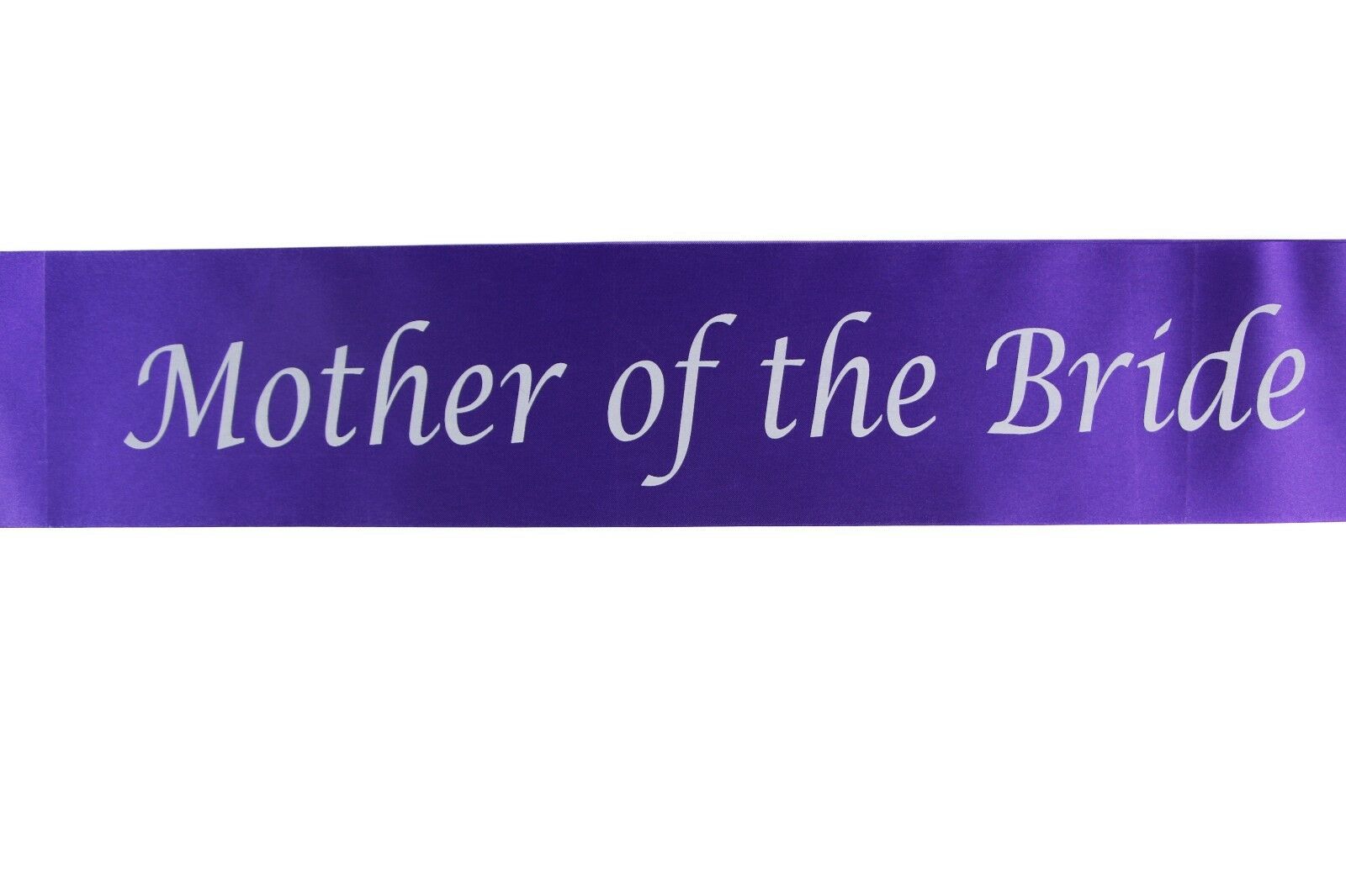 Hens Night Party Bridal Sash Purple/White - Hen's Party
