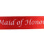 Hens Night Party Bridal Sash Red/White - Maid Of Honour
