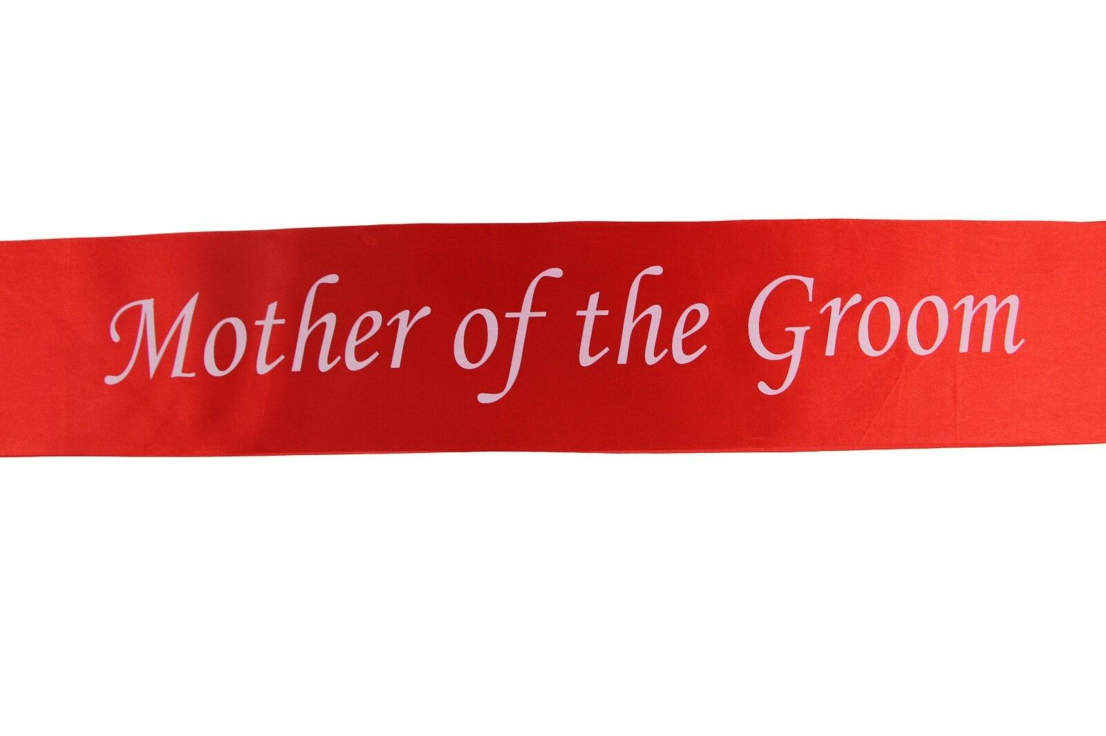 Hens Night Party Bridal Sash Red/White - Mother Of The Groom