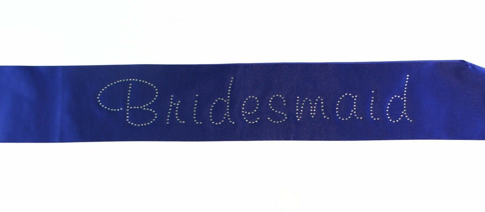 Hens Sash Diamante Crystal Sashes Bridesmaid- Royal Blue
