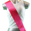 Hens Sash Diamante Diamond Crystal Sashes Bridal Party Black Pink Purple Blue
