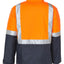Hi-Vis Two Tone Rain Proof Jacket With Quilt Lining Safety Tradie Work Wear Warm