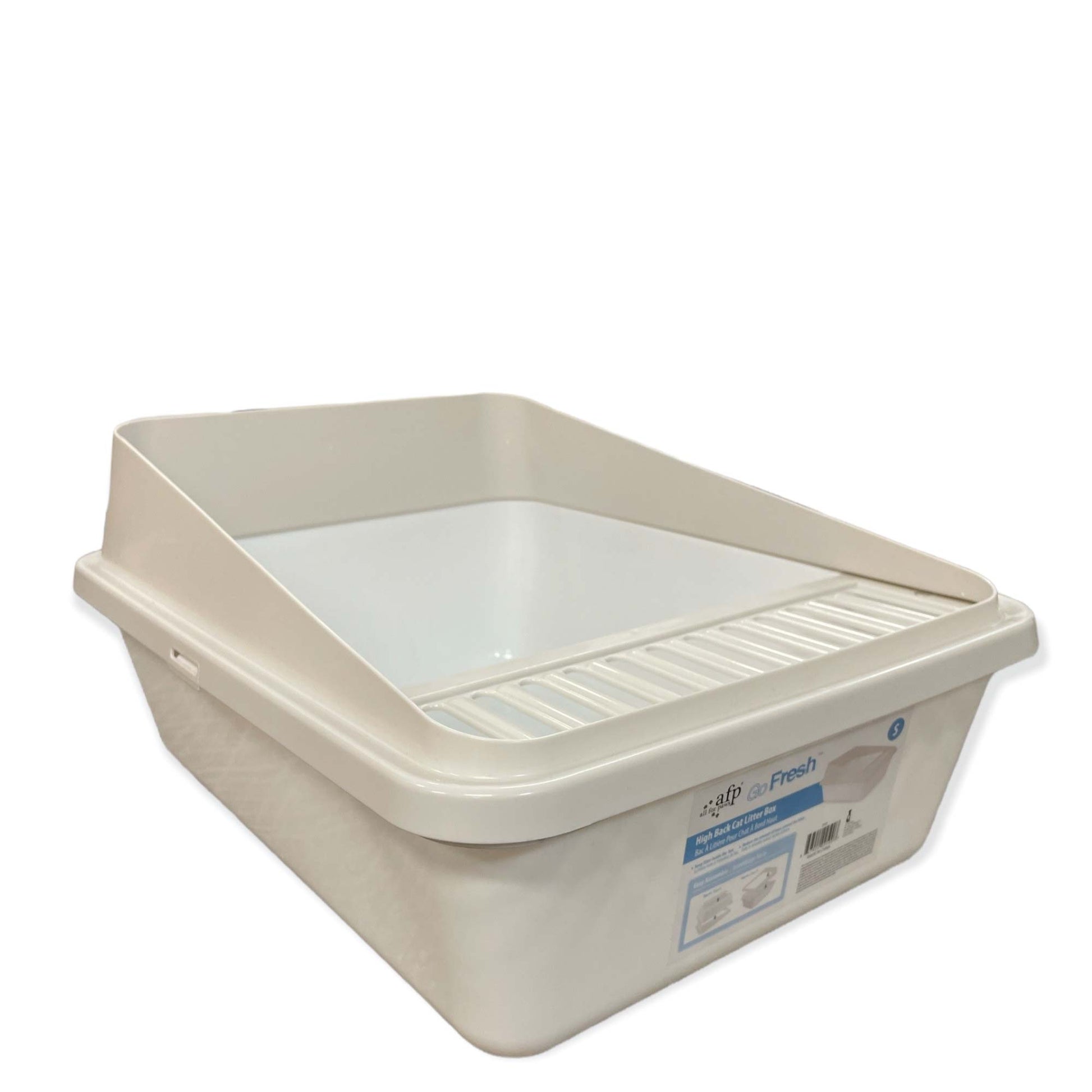 High Back Cat Litter Tray - Pet Fresh Clean Kitten Toilet Box