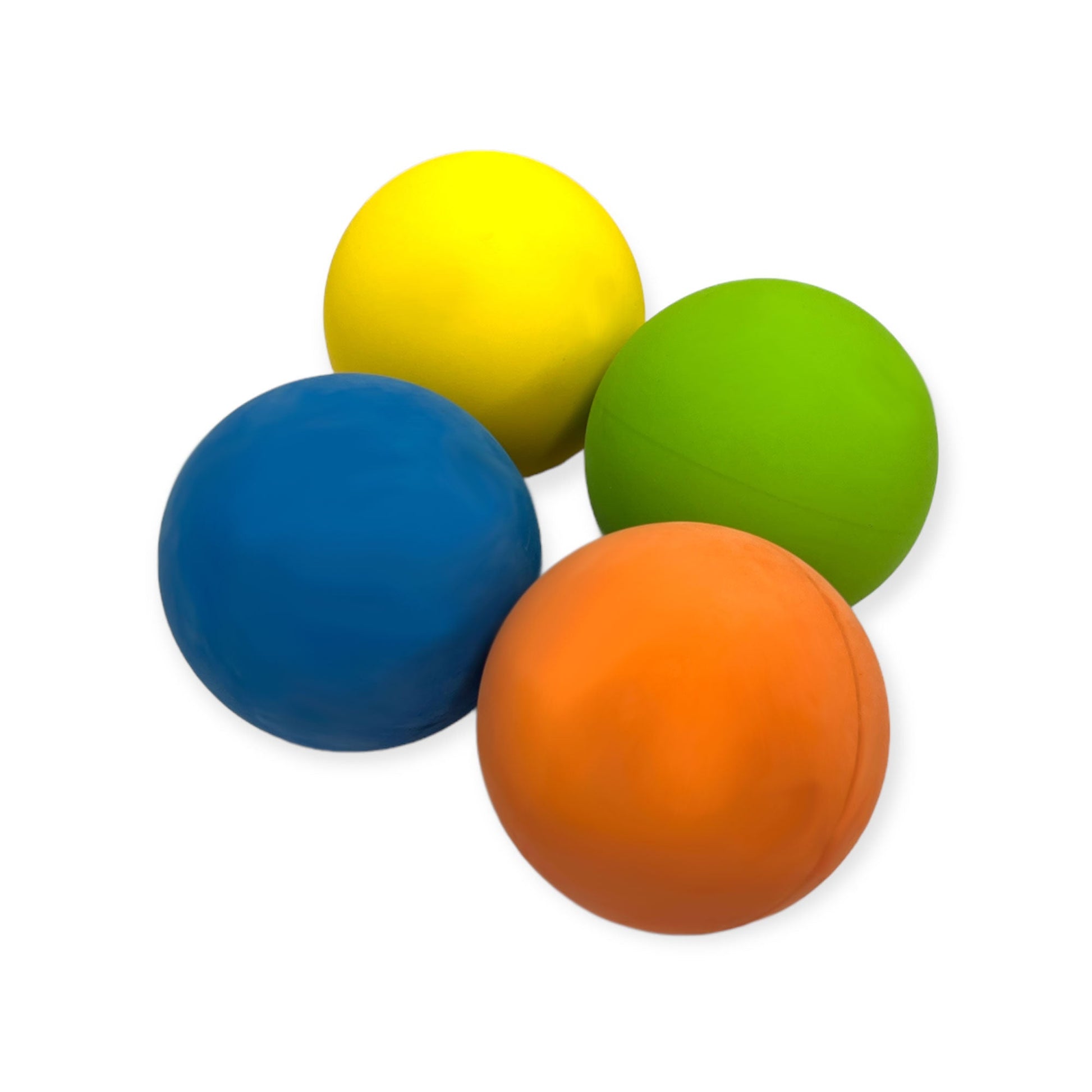 High Bounce Hand Balls 4 Colour Pack - Rubber Bouncing Set