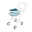 Hills Classic Laundry Trolley For Clothes Washing Basket Collapsible Wheels Cart