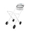 Hills Premium Laundry Trolley For Clothes Washing Basket Integrated Peg Basket