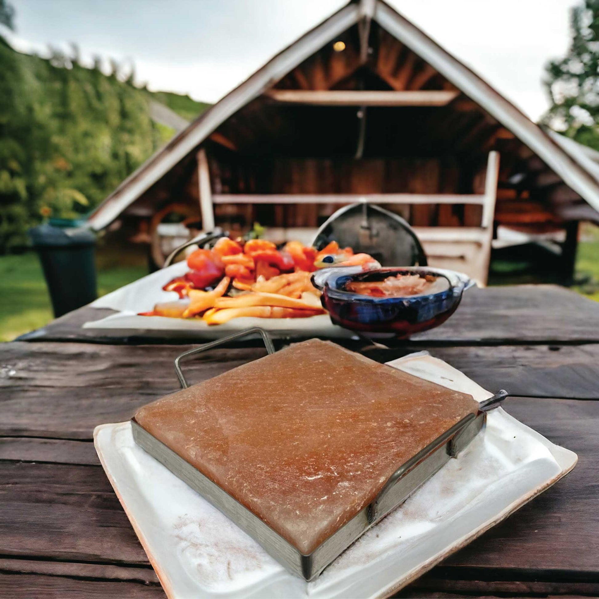 Himalayan Pink Salt Cooking Block Slab Tile or Tray
