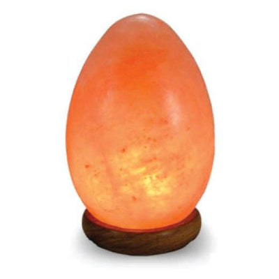 Himalayan Pink Salt Lamp - 12V 12W Egg Cone Shape Carved Crystal Rock