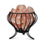 Himalayan Pink Salt Lamp + 12W 12V Switch - Carved Shape Natural Crystal Rock