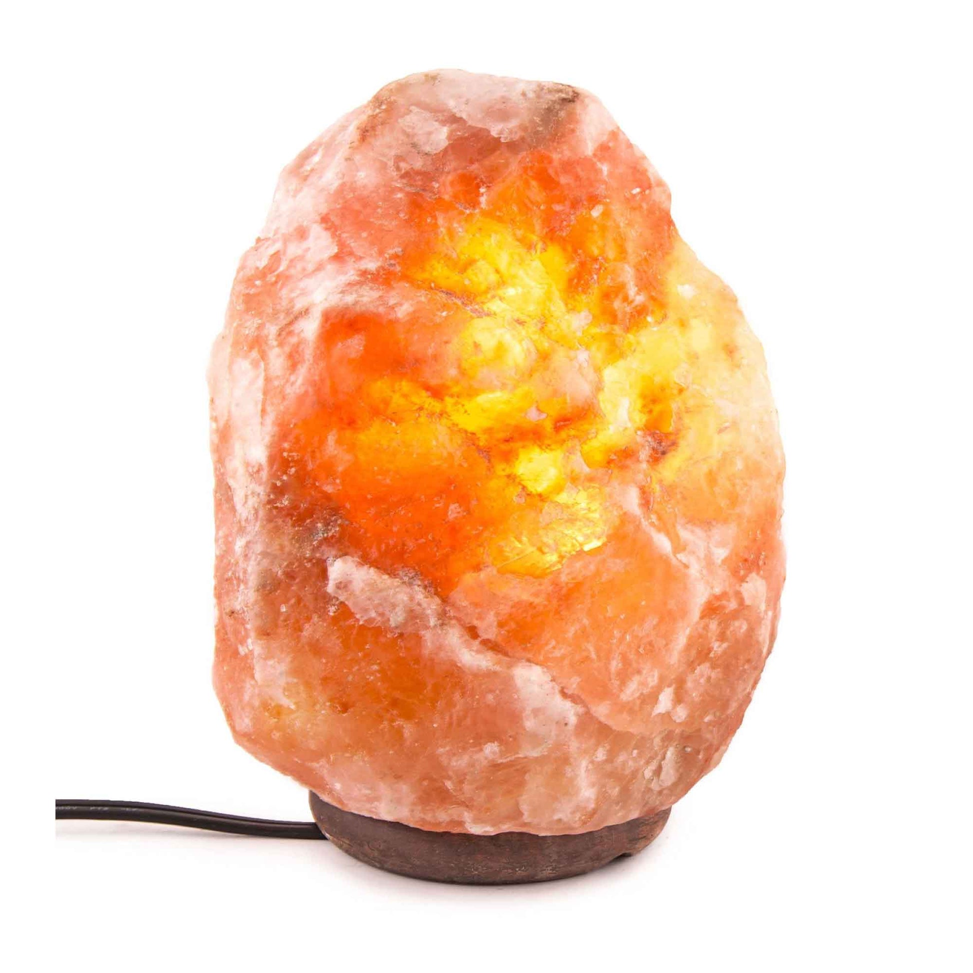 Himalayan Pink Salt Lamp + 12W 12V Switch - Carved Shape Natural Crystal Rock