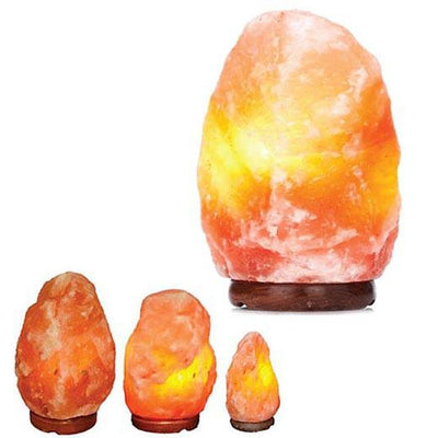 Himalayan Pink Salt Lamps + 12V 12W Switch - Natural Rock Shape Crystal Light