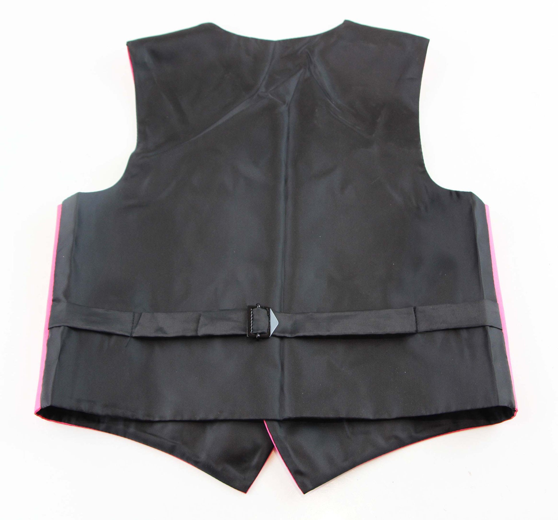 Hot Pink Boys Junior Vest Adjustable Waistcoat