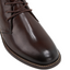 Hush Puppies Harbour Boots Mens Lace Up Shoes Leather Cognac Burnish