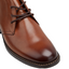 Hush Puppies Harbour Boots Mens Lace Up Shoes Leather Tan Burnish
