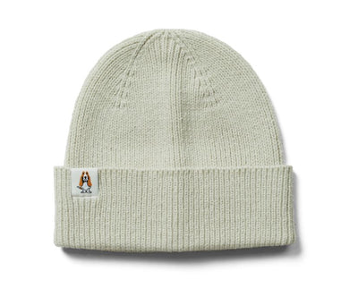 Hush Puppies Unisex Mens Womens Knit Beige Beanie Winter Cold Snow Cap