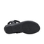 Hush Puppies Womens Amazing Black Slip On Leather Slides Sandals
