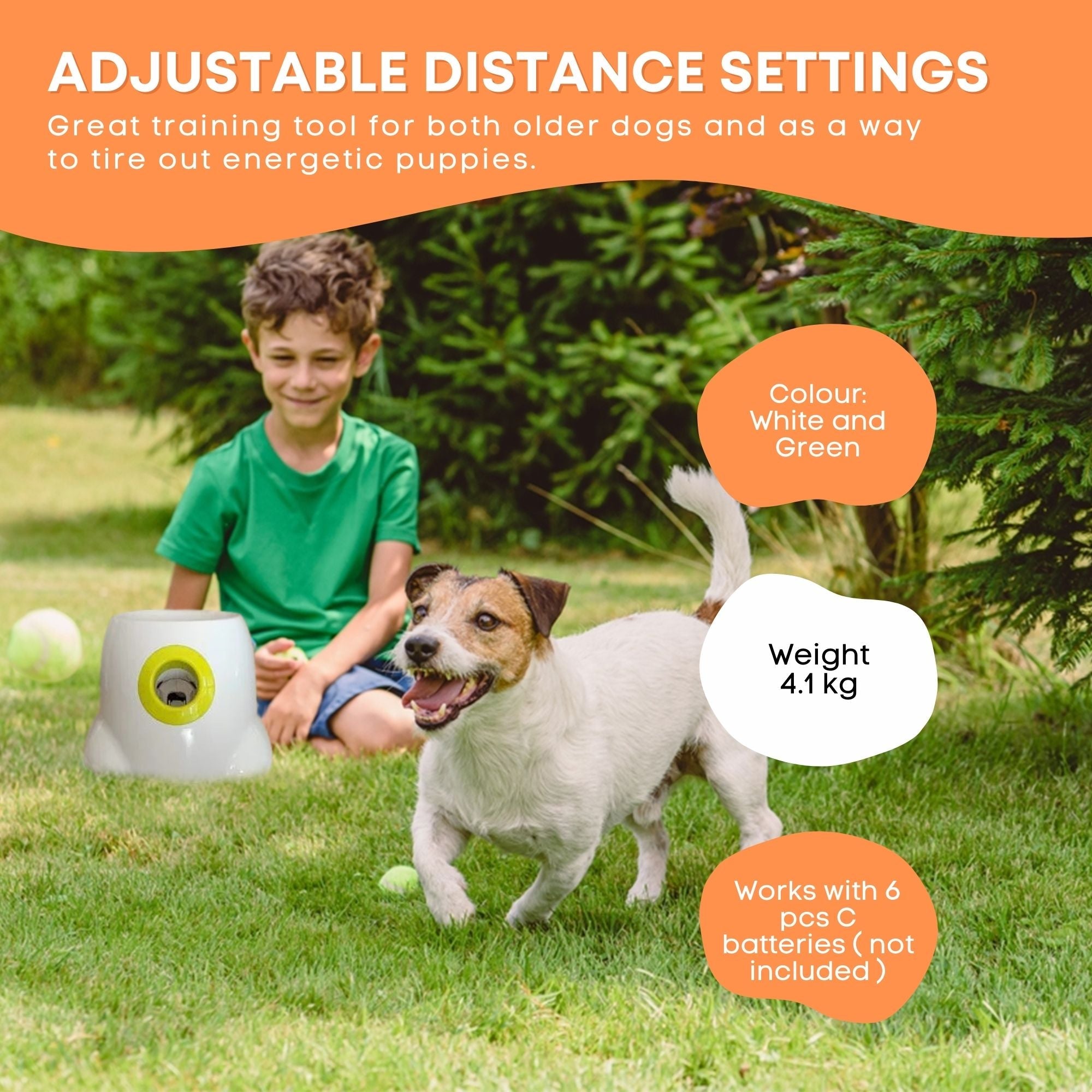 Large Hyper Fetch Maxi Interactive Dog Ball Thrower Buy AFP Online Ozdingo