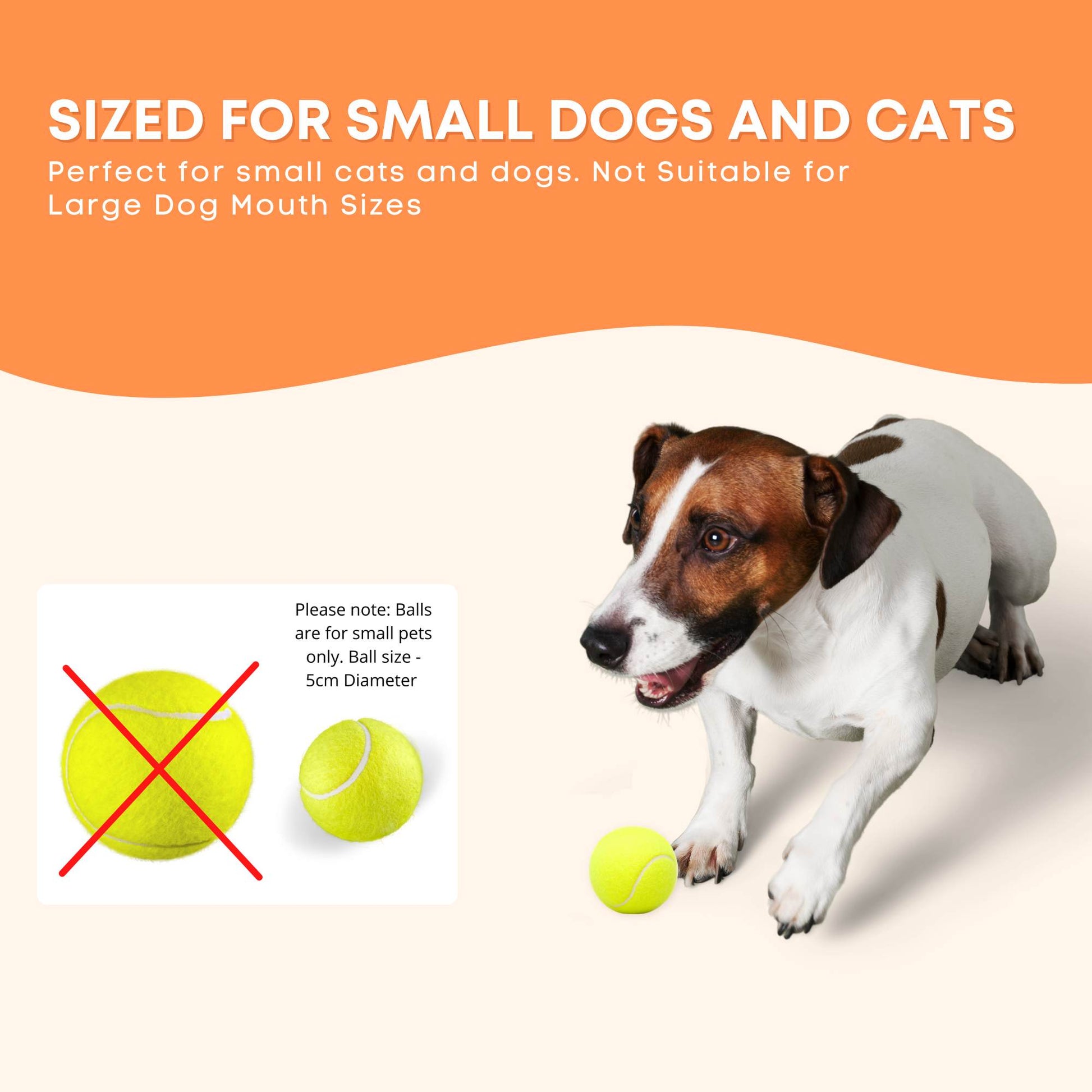 Hyper Fetch Mini Dog Ball Launcher - Automatic Interactive Indoor Small Pet Toy