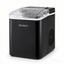 Devanti Ice Maker Machine Portable 12kg Countertop w/Self Cleaning 1.2L Black