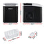 Devanti Ice Maker Machine Portable 12kg Countertop w/Self Cleaning 1.2L Black