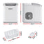 Devanti Ice Maker Machine Portable 12kg Countertop w/Self Cleaning 1.2L White