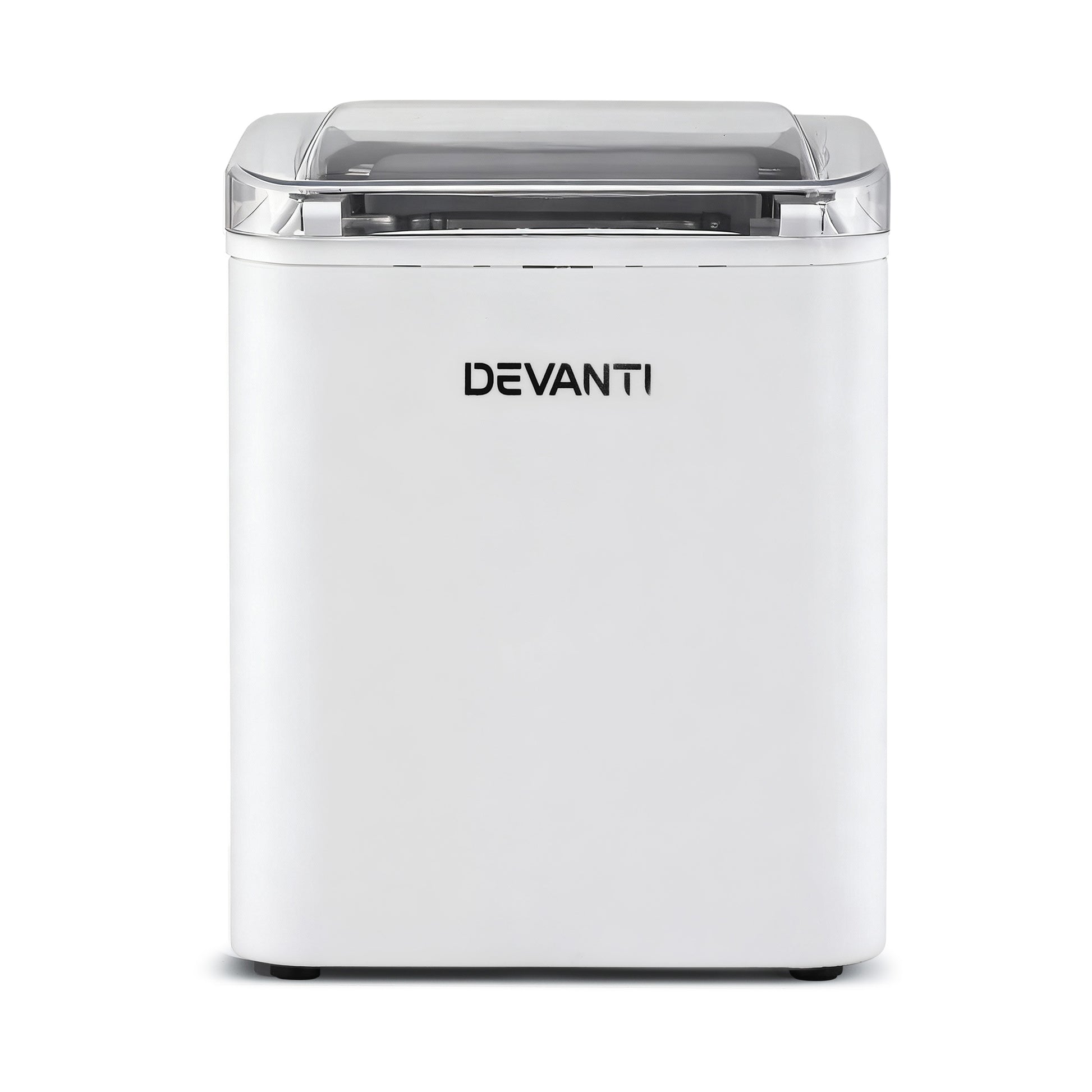 Devanti Ice Maker Machine Portable 12kg Countertop w/Self Cleaning 1.2L White